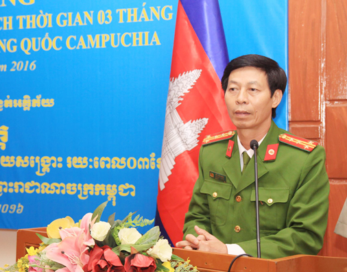 Khai giảng lớp nghiệp vụ PCCC và CNCH cho cán bộ Bộ Nội vụ Vương quốc Campuchia
