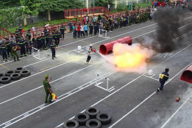 Hội thao PC 2020: 600 VĐV tham gia Hội thao Nghiệp vụ chữa cháy và  CNCH