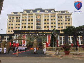 Thi công hệ thống tăng áp hút khói tại Công an Tỉnh