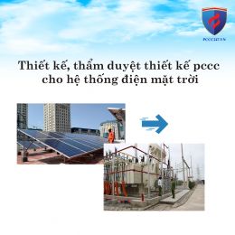 Thiết kế, thẩm duyệt thiết kế pccc cho hệ thống điện mặt trời