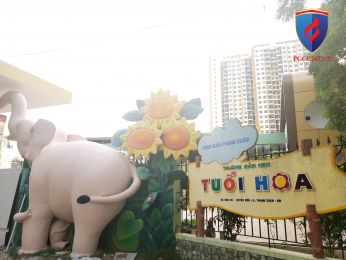 Thi công hệ thống pccc tại Trường mầm non Tuổi Hoa