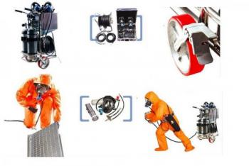 Bình khí thở trong hầm lò 