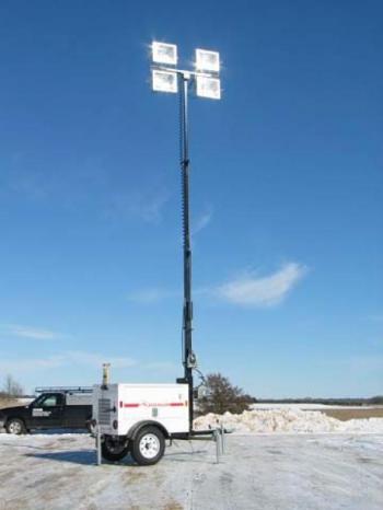 Tháp đèn chiếu sáng light tower 